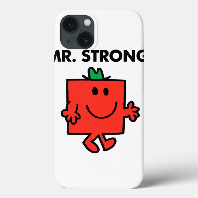 Mr. Strong Waving Hello Case-Mate iPhone Case (Back)