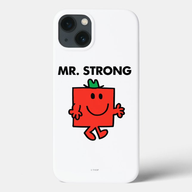Mr. Strong Waving Hello Case-Mate iPhone Case (Back)