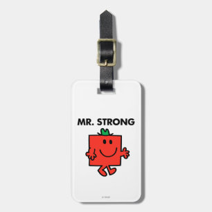 Mr. Strong Waving Hello Luggage Tag