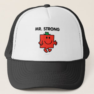 Mr. Strong Waving Hello Trucker Hat