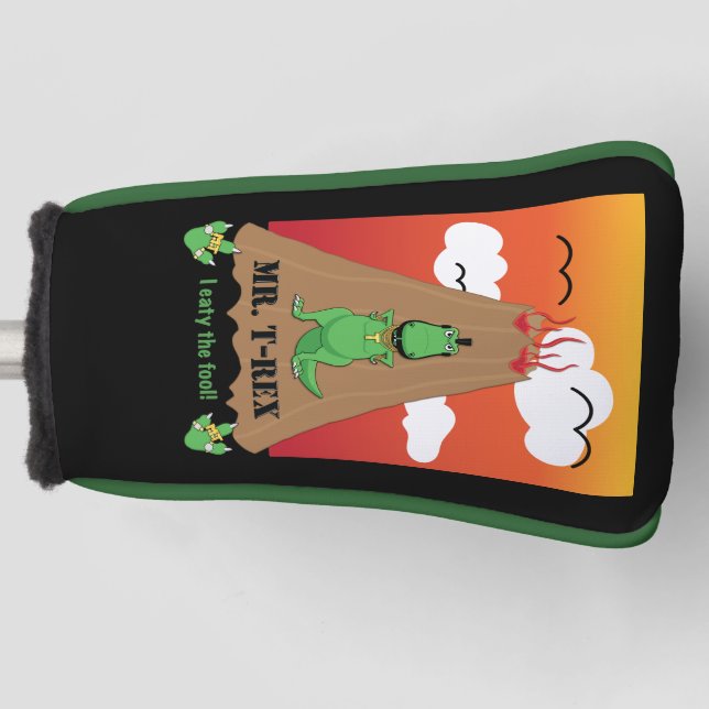 Mr. T-Rex Golf Head Cover (Front)