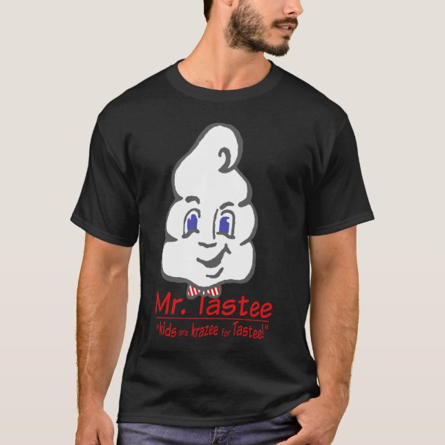 Mr. Tastee - dark shirt (Front)