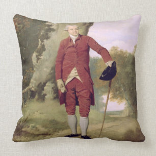 Mr Thrale, c.1770-80 (oil on canvas) Throw Pillow