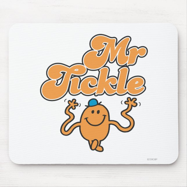 Mr. Tickle | Jiggling Arms Mouse Pad (Front)