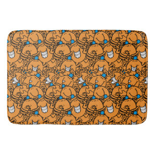 Mr Tickle Orange Tickle Pattern Bath Mat