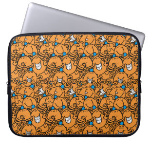 Mr Tickle   Orange Tickle Pattern Laptop Sleeve