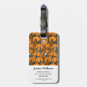 Mr Tickle   Orange Tickle Pattern Luggage Tag