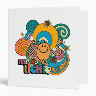 Mr. Tickle Psychedelic Swirls, Stars, & Flowers Binder