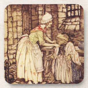 Mr Toad Dresses Up by Arthur Rackham Coaster