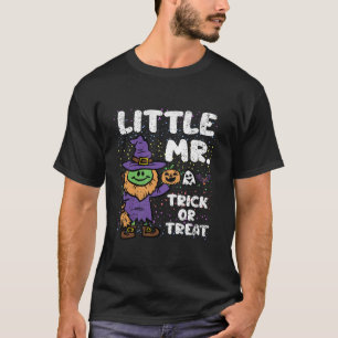 Mr Trick Or Treat Halloween Costume Spooky Little  T-Shirt