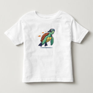 MR. TURTLE GONE SNORKELING TODDLER T-SHIRT