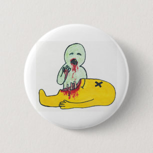 mr walking dead 2 inch round button