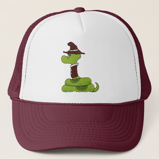 Mr. Wiggly The Anaconda Trucker Hat (Front)