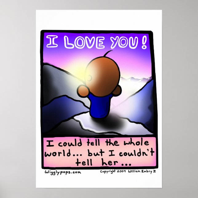 Mr. Wigglypops I Love You Poster (Front)