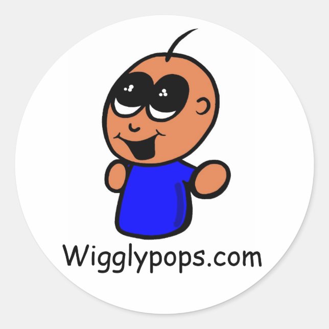 Mr.wigglypops sticker (Front)