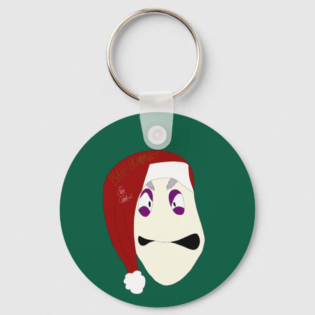 Mr. Williams Bah Humbug xmas Keychain (Front)