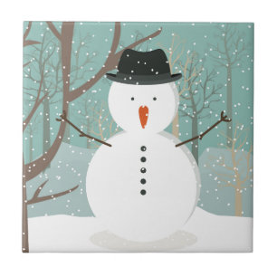 Mr. Winter Snowman Tile