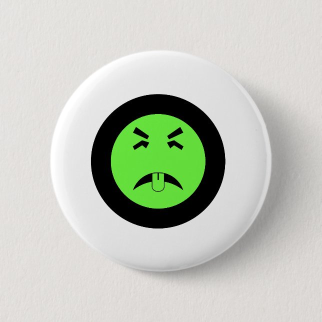 Mr. Yuk Poison Control Design 2 Inch Round Button (Front)