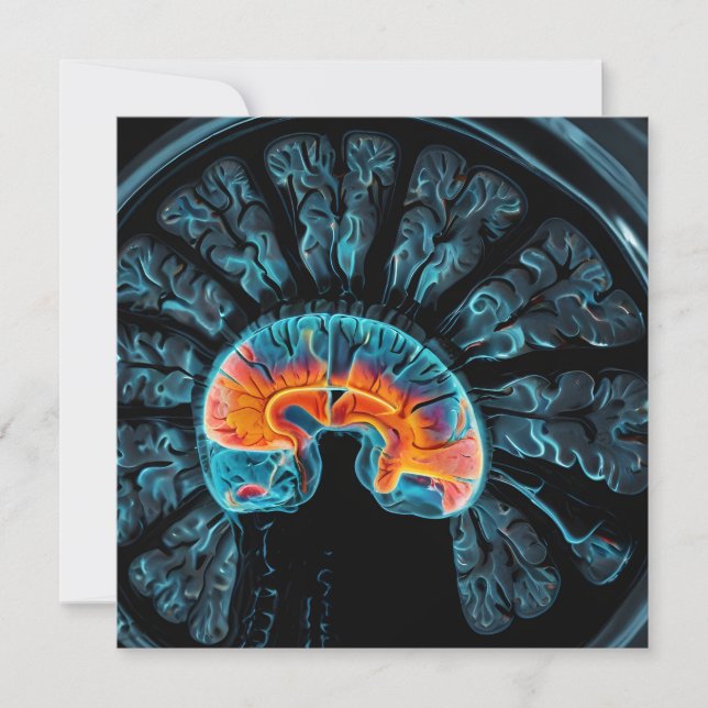 MRI brain scan (Front)