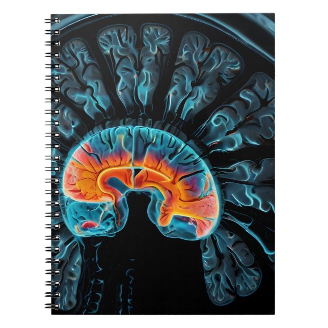 MRI brain scan Notebook (Front)