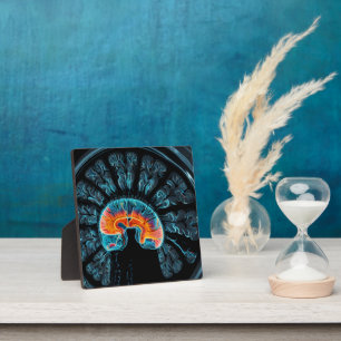 MRI brain scan Plaque