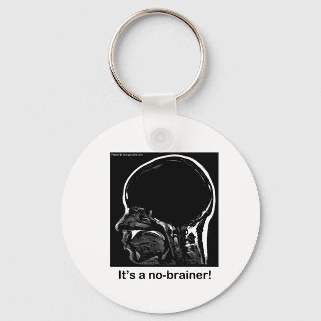 MRI: It's a no-brainer! Keychain (Front)