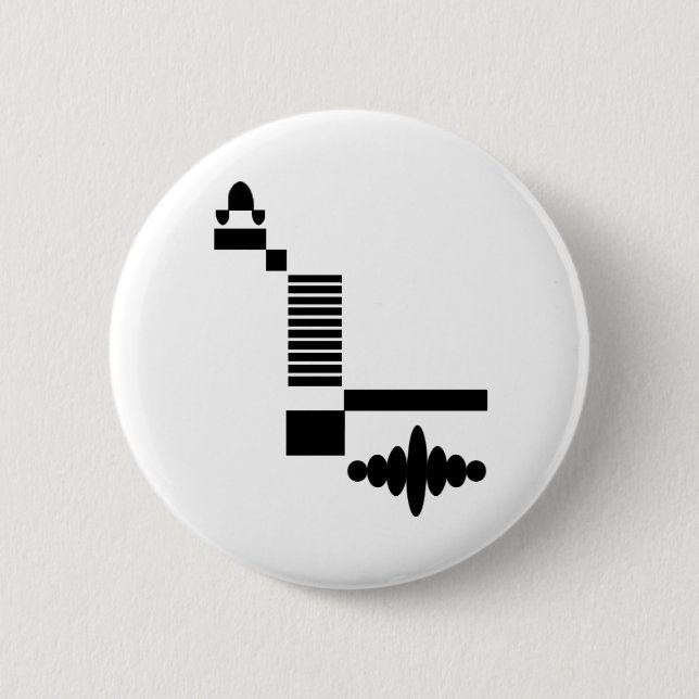 MRI Pulse Sequence 2 Inch Round Button (Front)