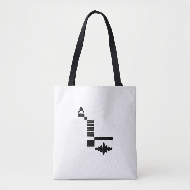 MRI Pulse Sequence Tote Bag (Front)