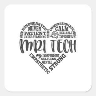MRI tech, mri technologist, ct scan Square Sticker