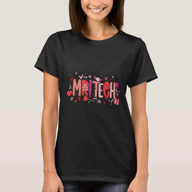 Mri Tech Rad Tech X Illustration T-Shirt (Front)