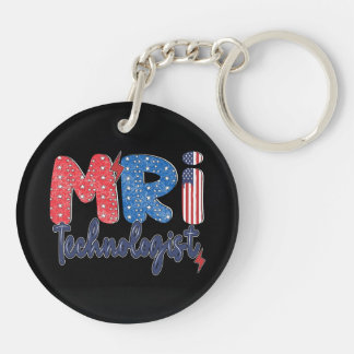 MRI Technologist Acrylic Keychain, Double Sided Keychain
