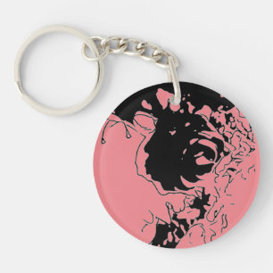 MRNStudios Flower Doodle Keychain