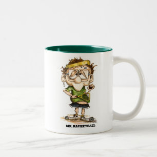 mrracketball Two-Tone coffee mug