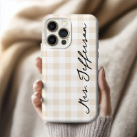 Mrs and Mr Matching iPhone Case Set for Newlyweds