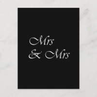 Mrs and Mrs