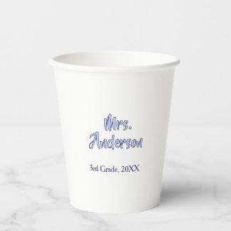 mrs anderson teachers appreciation day purple scho paper cups