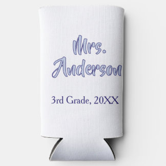 mrs anderson teachers appreciation day purple scho seltzer can cooler