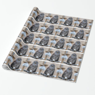 Mrs Barred Owl - OctoBox Nest Wrapping Paper