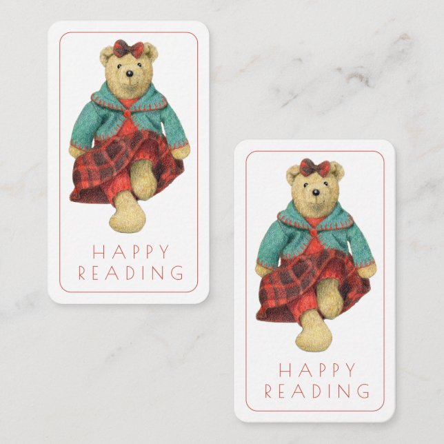 MRS. BEAR Bookmark - 3.5x2 Card  (Front/Back)