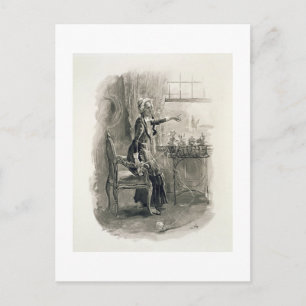 Mrs Betsy Trotwood, from 'Charles Dickens: A Gossi Postcard