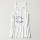 Mrs Black Modern Script Custom Wedding Newlywed