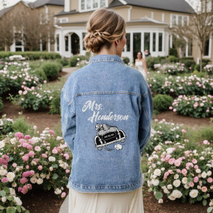 Mrs. Brides Last Name Denim Jacket