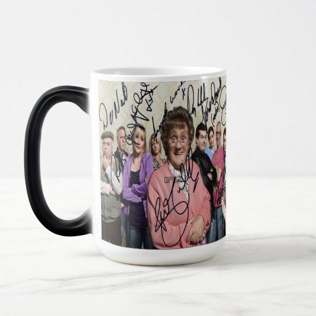mrs browns boys signed magic mug (Left)