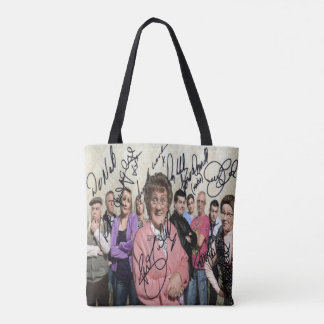 mrs browns boys signed tote bag