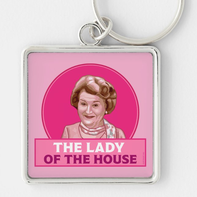 Mrs Bucket - Keeping Up Appearances Keychain (Front)