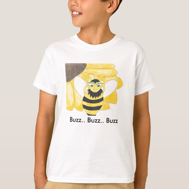 Mrs. Busy Bee T shirt GB4K (Front)