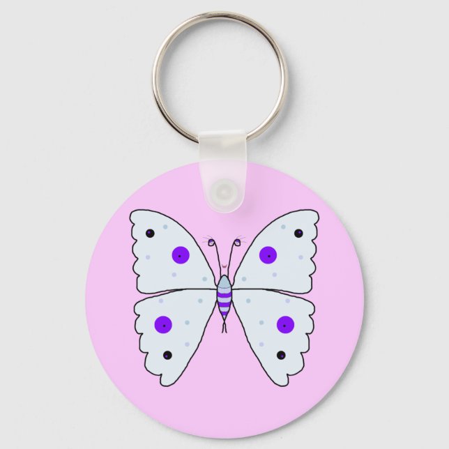 Mrs Butterfly Keychain (Front)