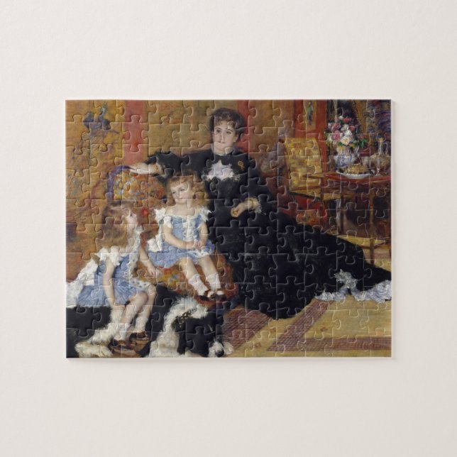 Mrs. Charpentier by Renoir Impressionist Painting Jigsaw Puzzle (Horizontal)