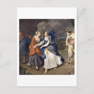 Mrs Cibber (1714-66) as Cordelia, 1755 (oil on can Postcard