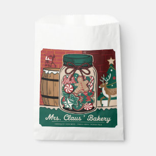 Mrs. Claus bakery party Favour Bag